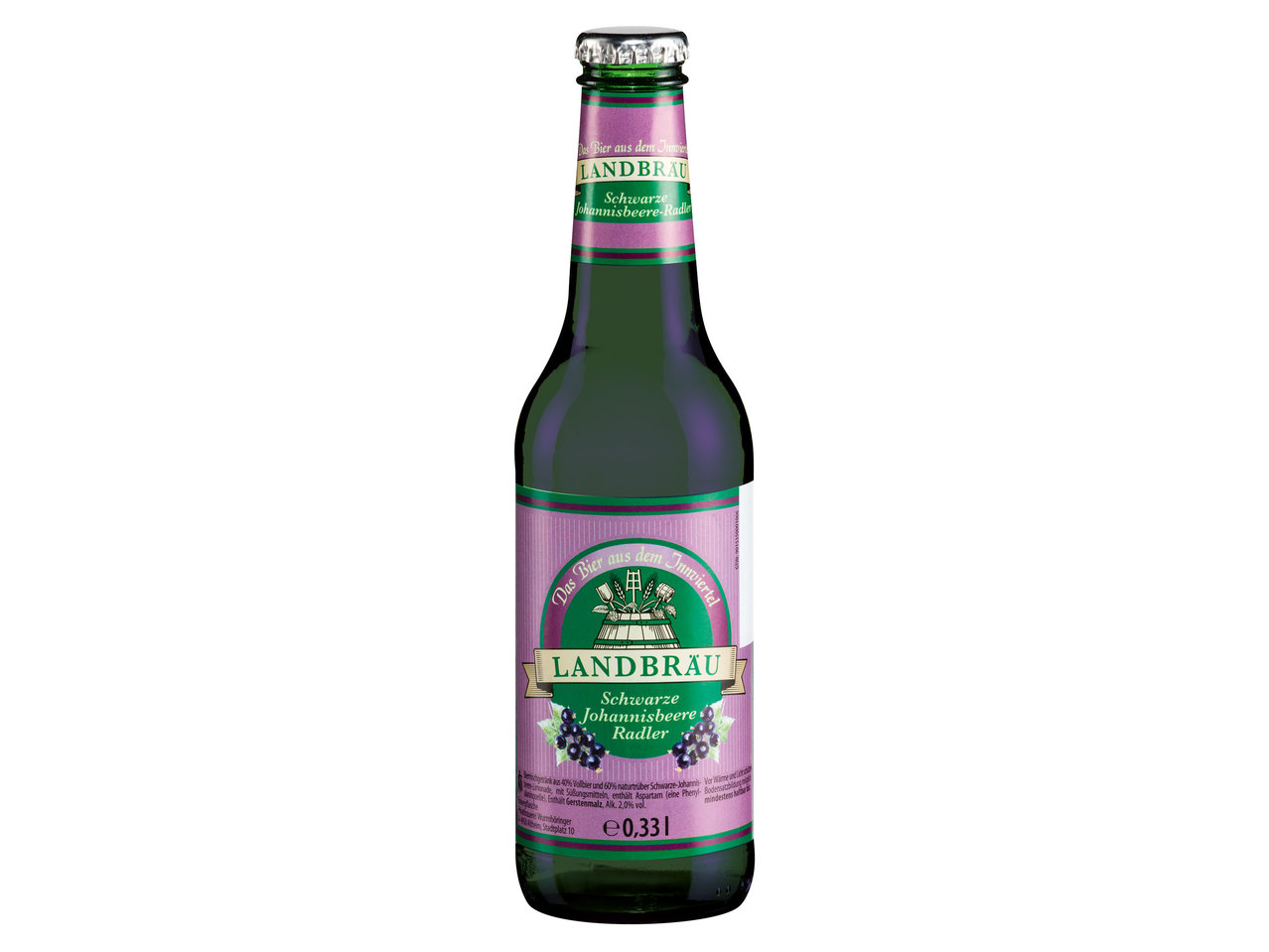 LANDBRÄU Schwarze Johannisbeere Radler