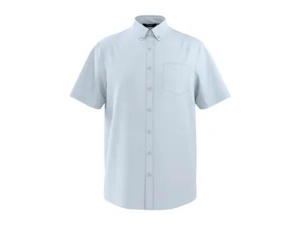 ESMARA MEN Men's Blue Linen Shirt