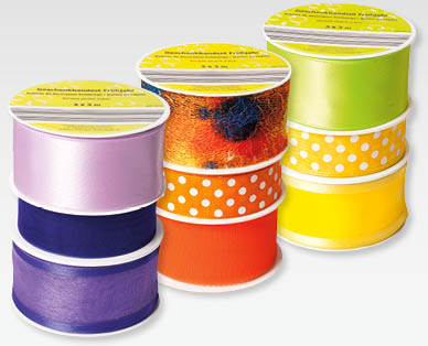 Geschenkbänder-Set, 3-teilig