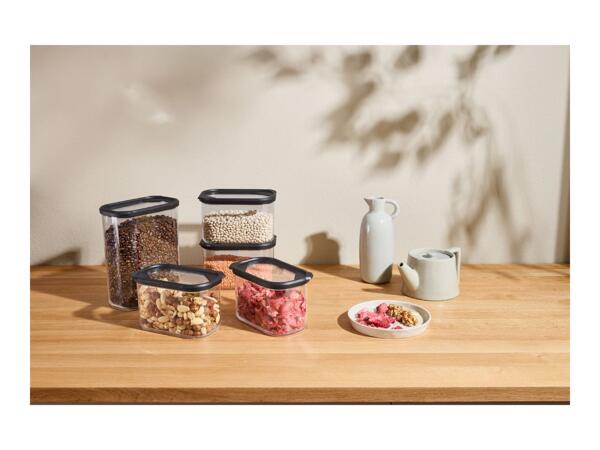 Silvercrest Black Food Storage Containers - 5 Pack