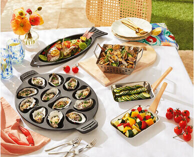 Cast Iron Fish Pan or Oyster Pan