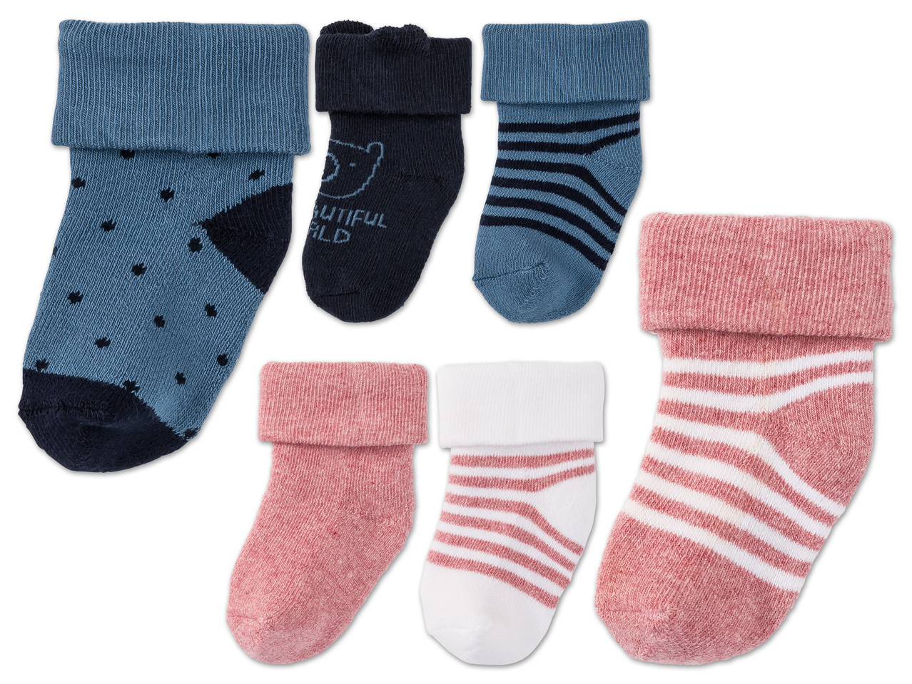 LUPILU(R)PURE COLLECTION Baby Söckchen, 3 Paar1