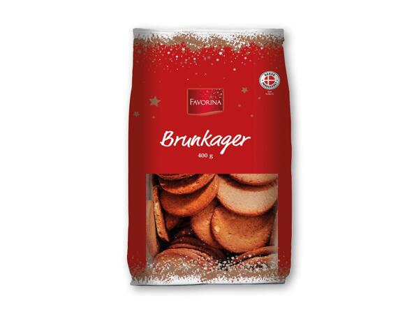 FAVORINA Vaniljekranse, brunkager eller pebernødder