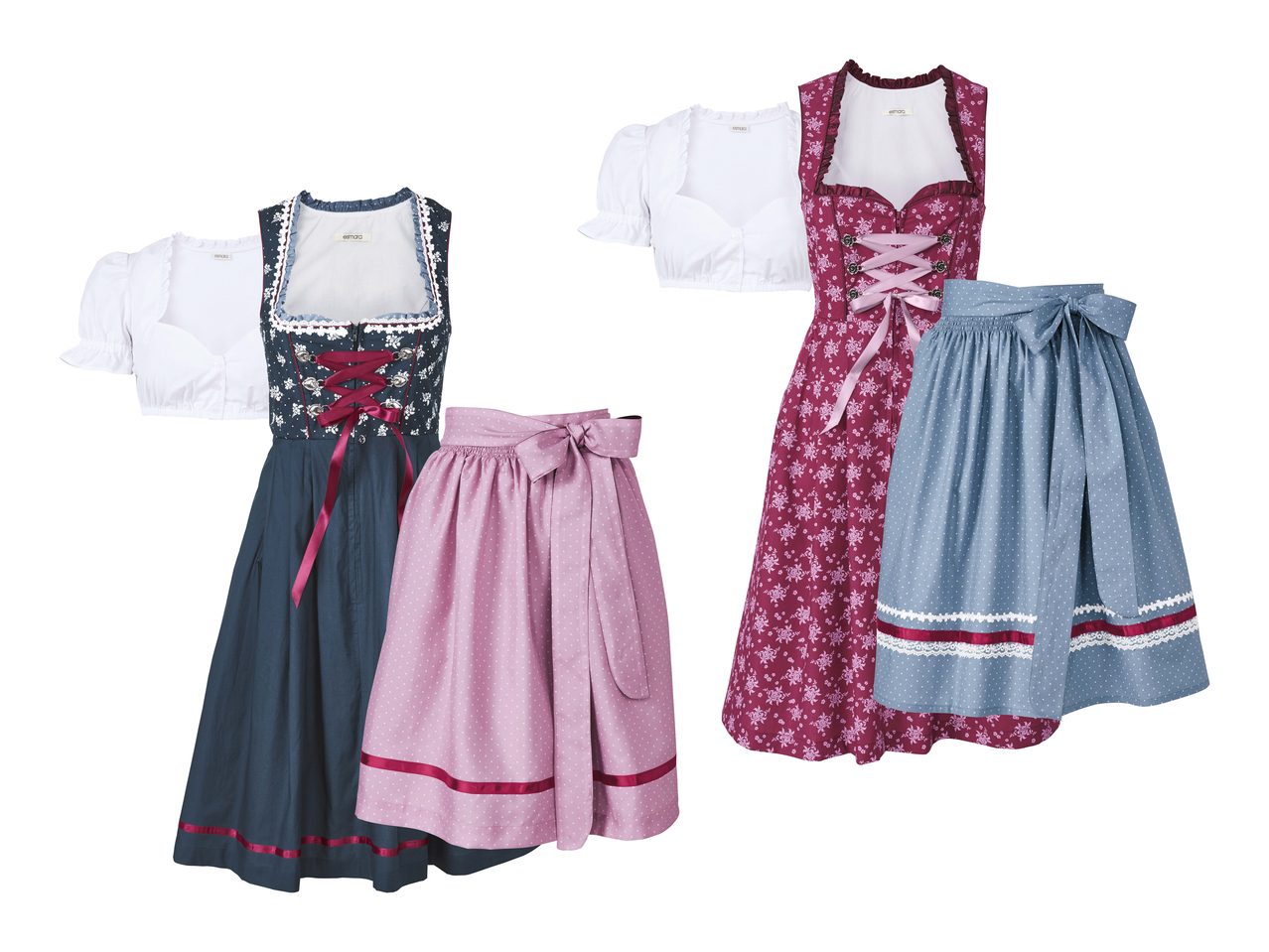 Dirndl, 3 pezzi (solo in Ticino e nella Svizzera tedesca)1