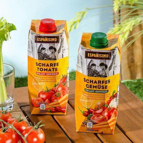 Tomat- eller grøntsagsjuice