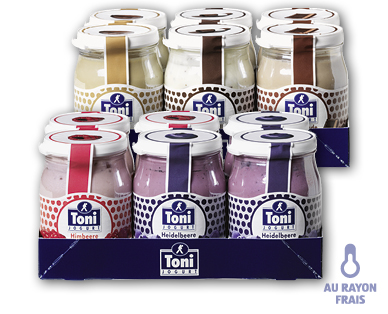 Yogourt Toni dans un pot en verre EMMI