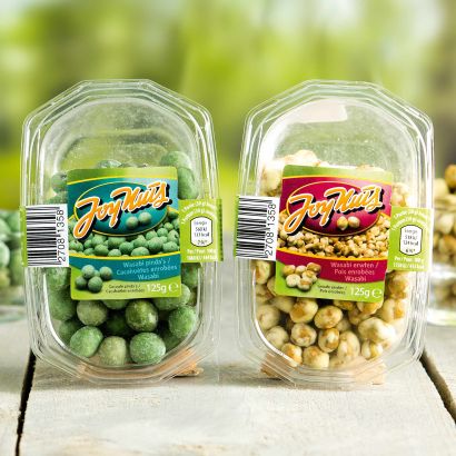 Wasabi-Erdnüsse oder -Erbsen