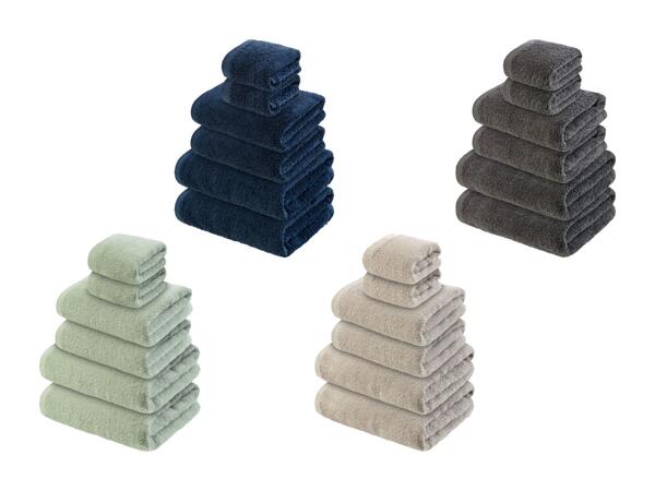 Serviettes éponge, 6 pièces