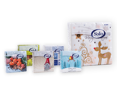 Serviettes de Noël SOLO