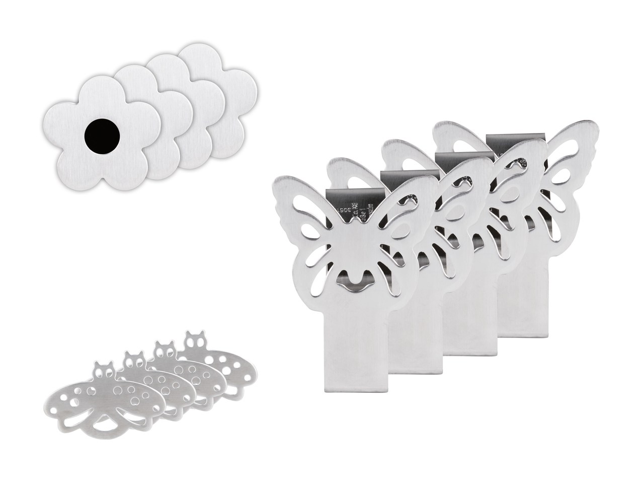 Pinces à nappe, lot de 4