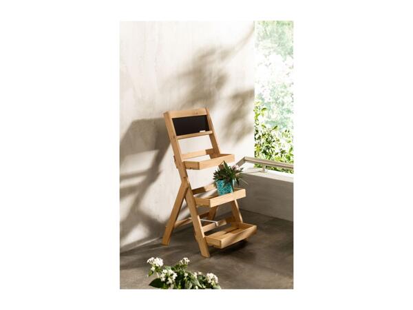 Livarno Home Plant Ladder Stand - Natural