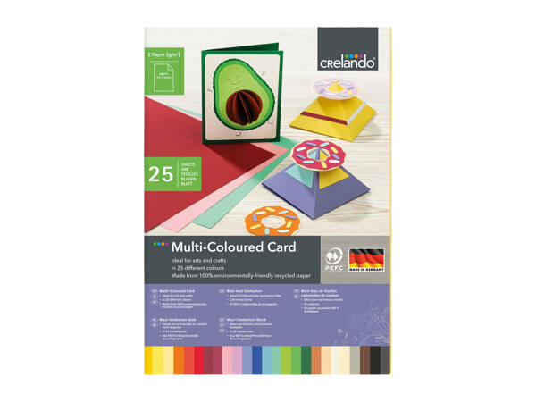 Crelando Multi-Coloured Card or Paper