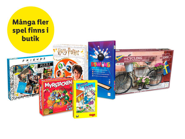 Sällskapsspel/ Pussel