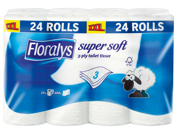Papier-toilette triple épaisseur