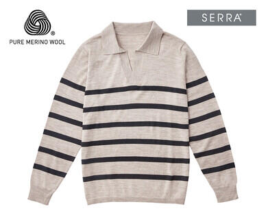Women's Merino Wool Polo Top