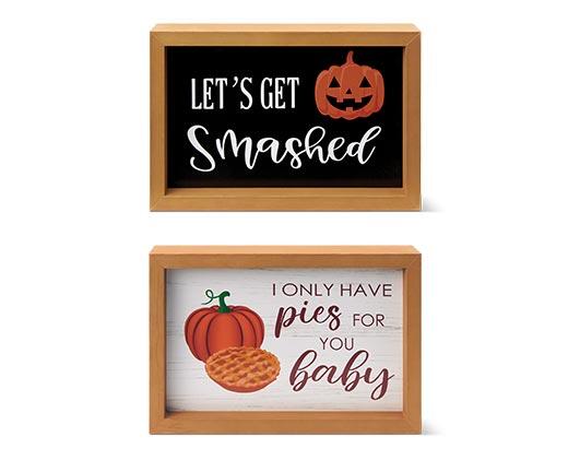 Huntington Home 
 Fall Reversible Box Sign