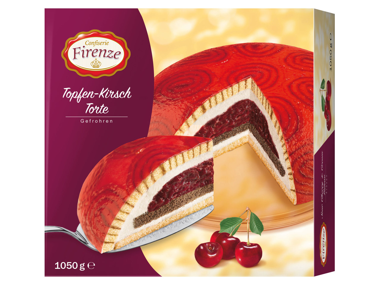 CONFISERIE FIRENZE Topfen-Kirsch Torte