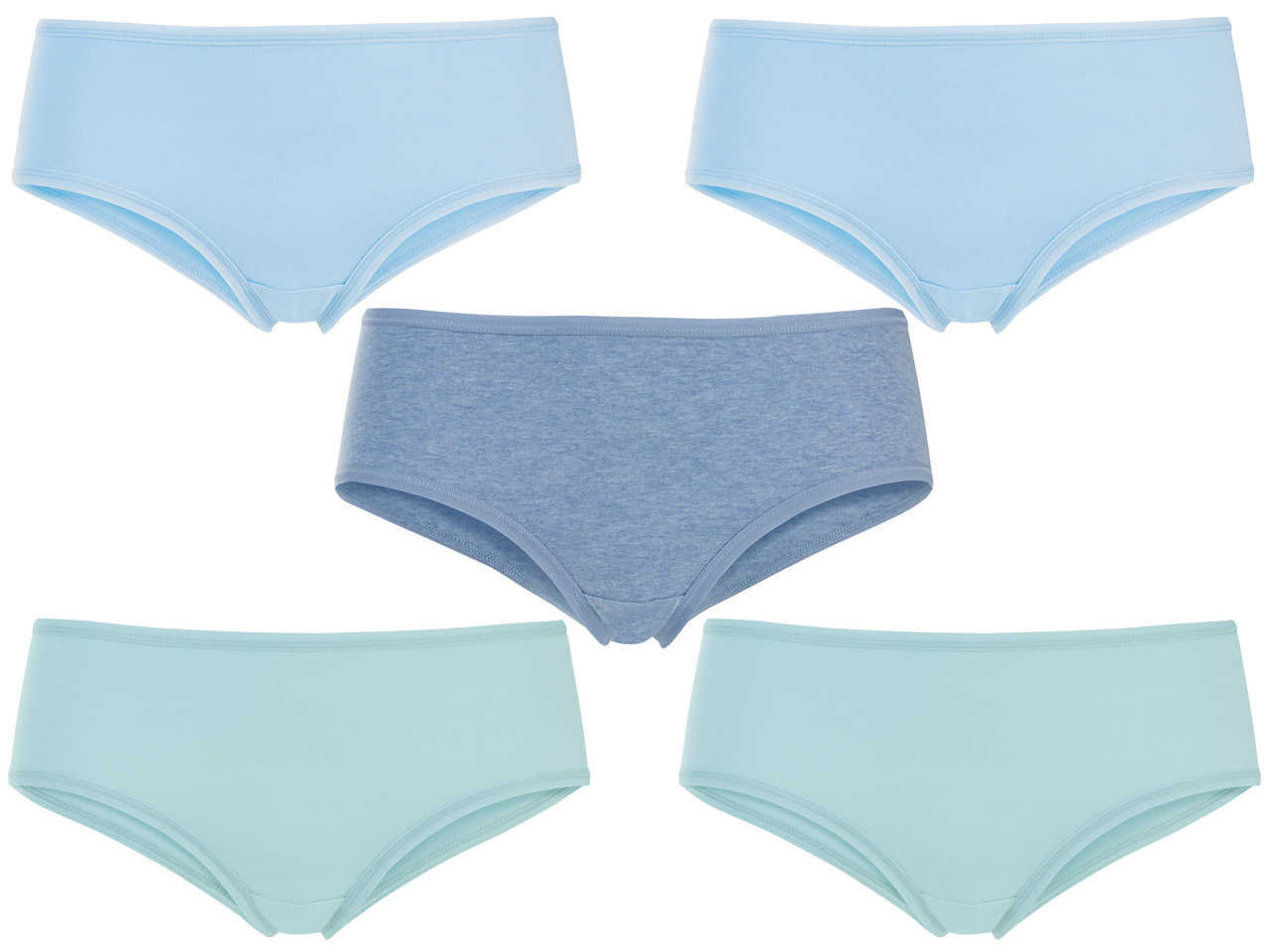 Ladies' Hipster Briefs, 5 pieces
