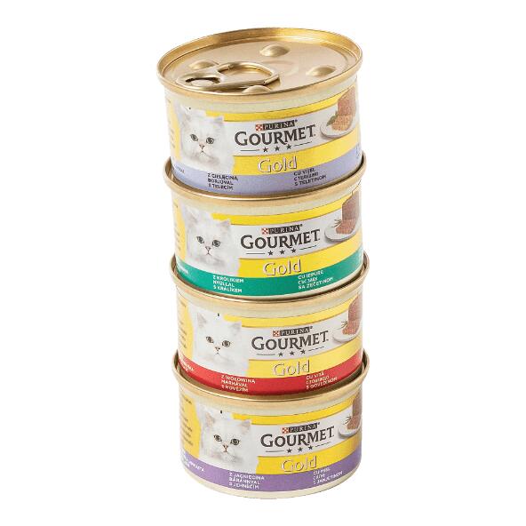 PURINA(R) 				Gourmet Gold les mousselines, 24 pcs