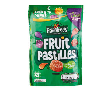 Rowntree Fruit Pastilles 143g or Fruit Gums 150g
