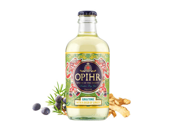 Opihr Oriental Spiced Gin & Tonic with a Dash of Ginger