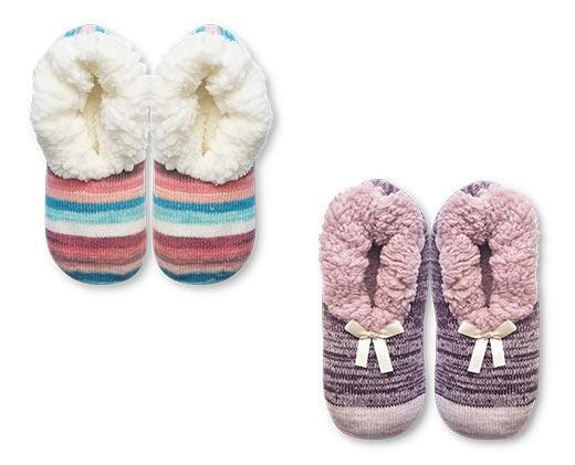 Serra Ladies Cozy Knit Slipper Socks