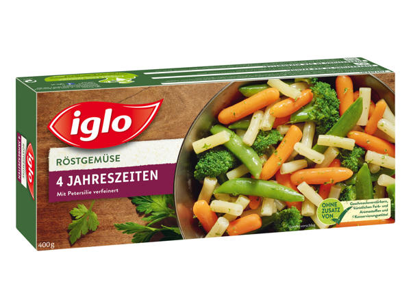 IGLO Röstgemüse oder Gemüse à la Crème