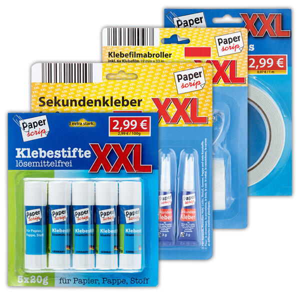 XXL-Klebe-Sortiment