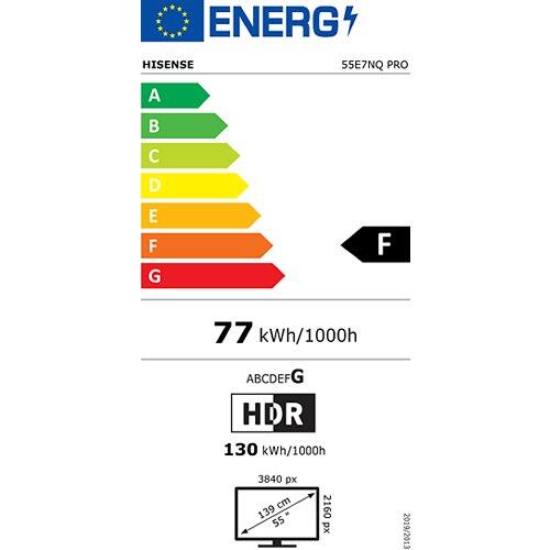 HISENSE 55" QLED Smart TV E7NQ Pro