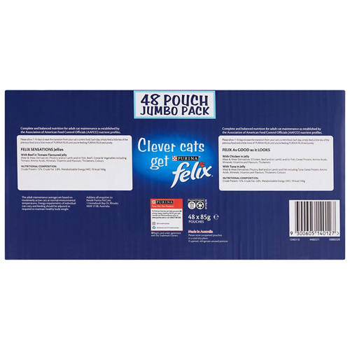 Cat Food Jumbo Pack 48 Pack 85g
