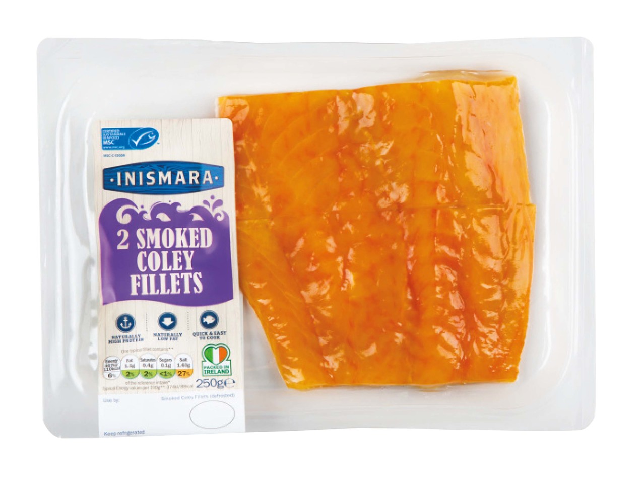 2 Smoked Coley Fillets