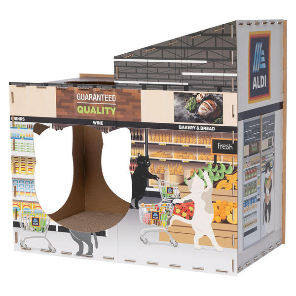 Heart to Tail ALDI Store Interior Cat Scratching House