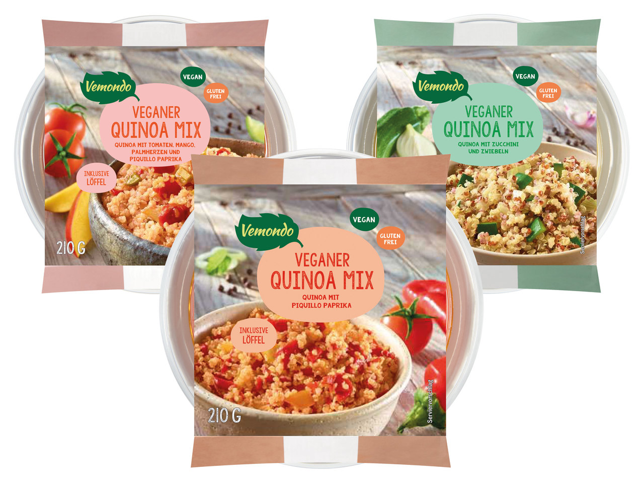 VEMONDO Veganes Quinoa Fertiggericht