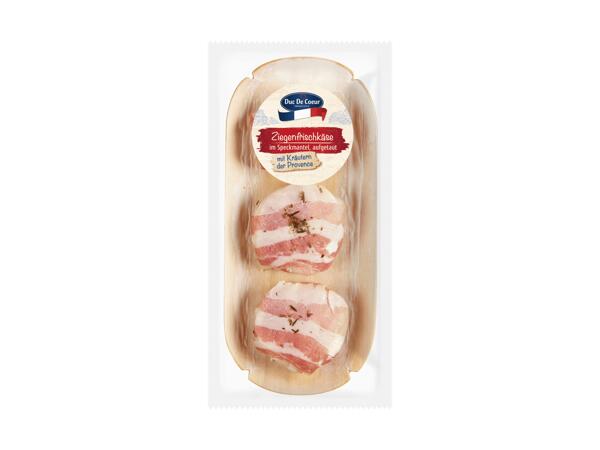 Ziegenkäse mit Speck