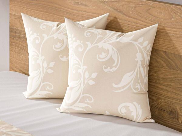 LIVARNO HOME(R) Pudebetræk af mikrofibersatin 2-pak