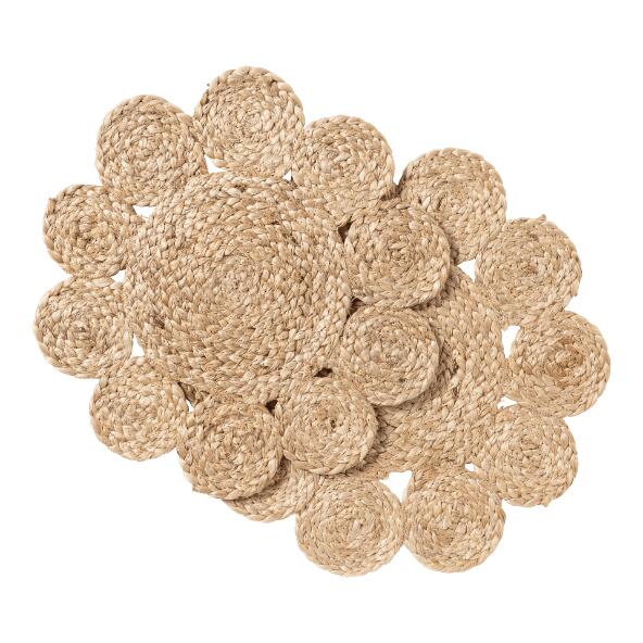 HOME CREATION(R) 				Sets de table en jute, 2 pcs