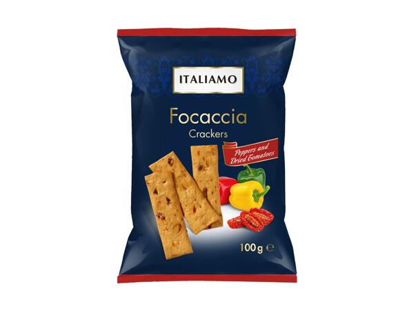 Focaccia-Crackers
