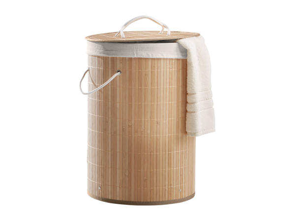 Miomare 42L Bamboo Laundry Hamper1