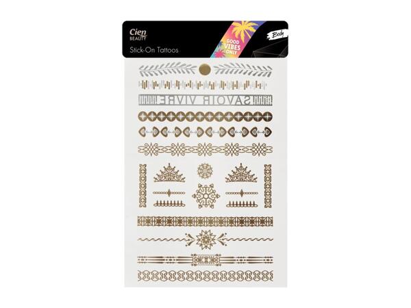 Cien Beauty Stick-On Tattoos