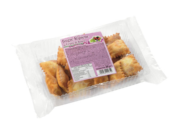 "Bugie" filled with Apple or Forest Fruits