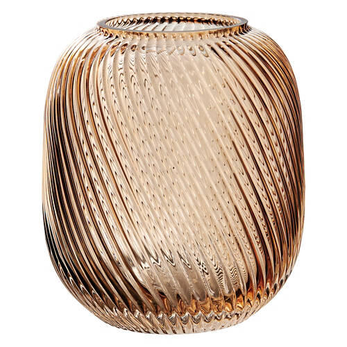 Hand - Blown Glass Amber Jug