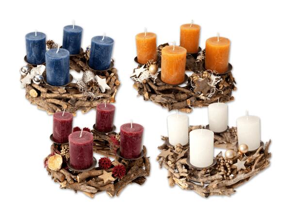 Adventkranz Rustikal