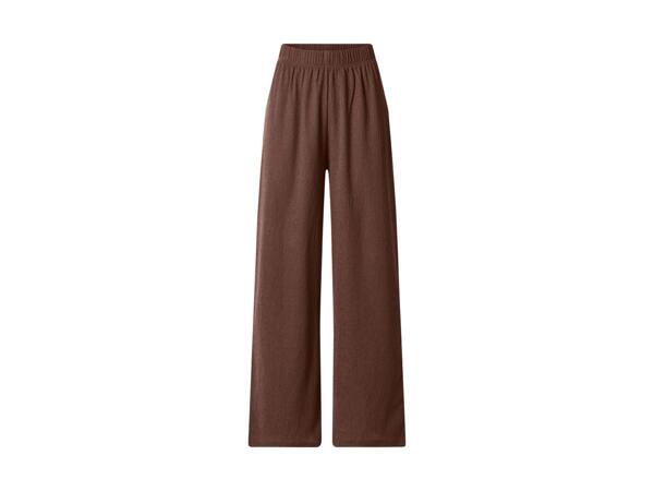 Wide leg bukser