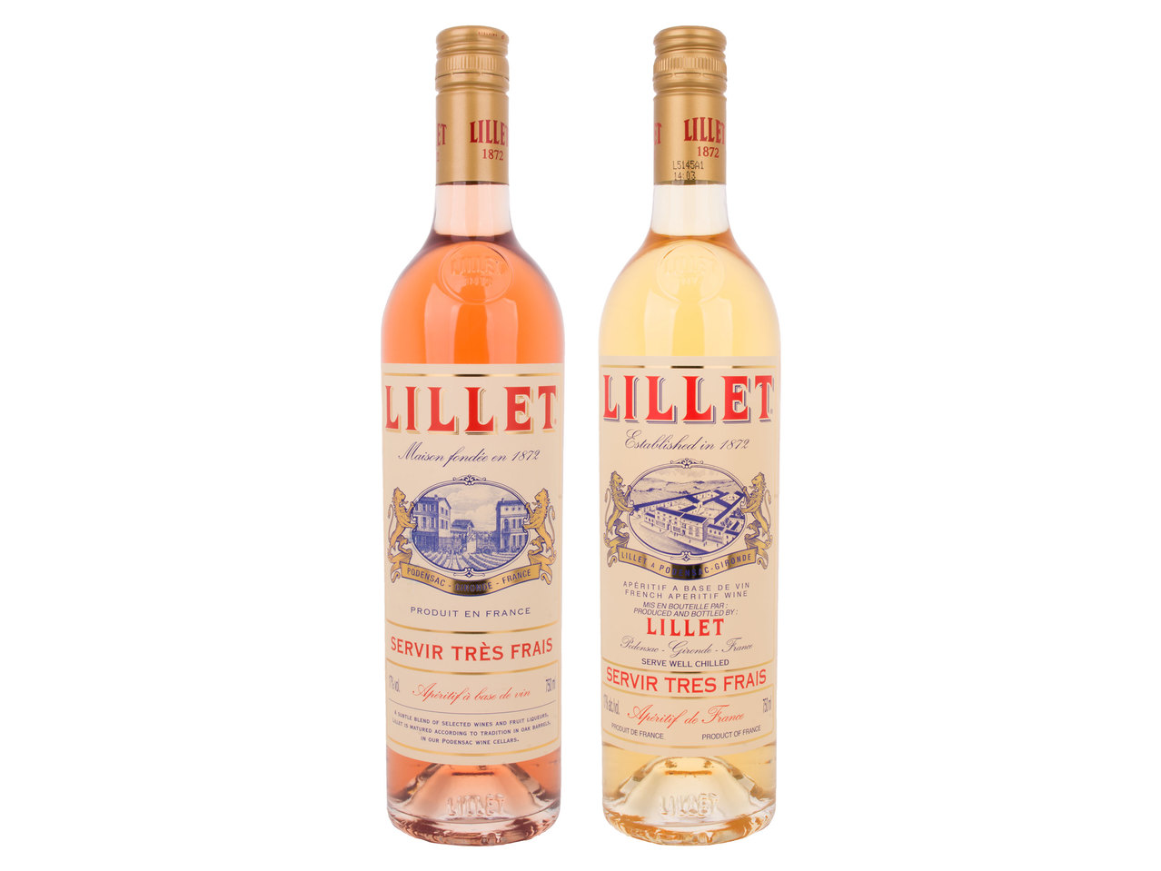 LILLET Weinaperitif Blanc oder Rosé1