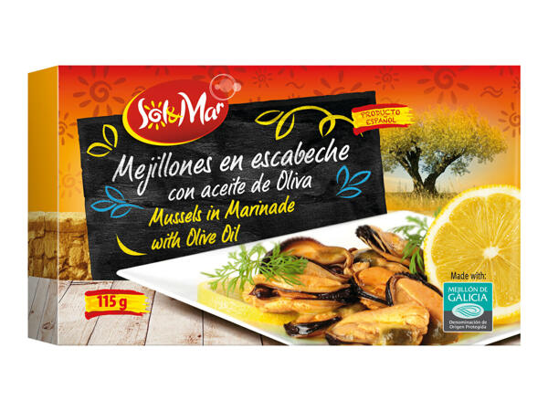 Sol & Mar Mussels in Marinade with Olive Oil