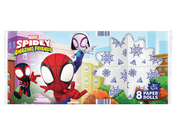 Toilettenpapier Spiderman Edition