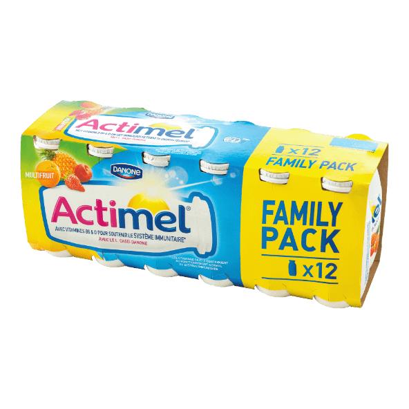 Actimel multifruit, 12 pcs