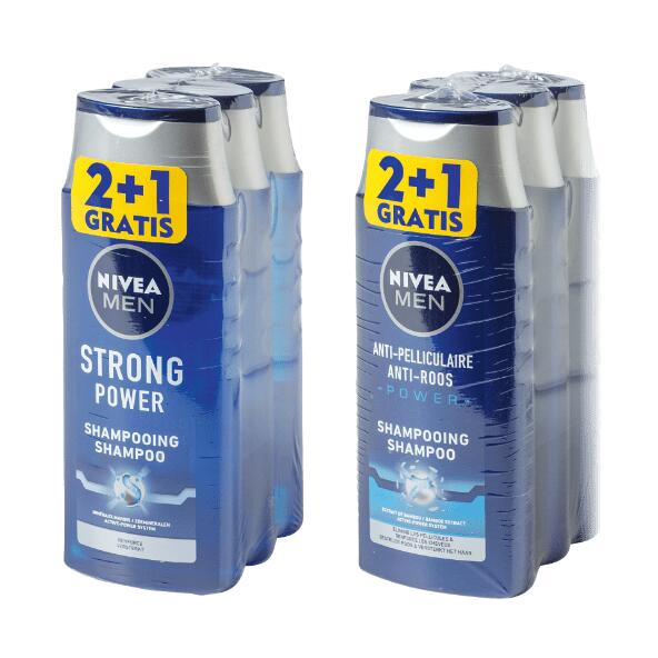Shampoing pour hommes Nivea, 3 pcs