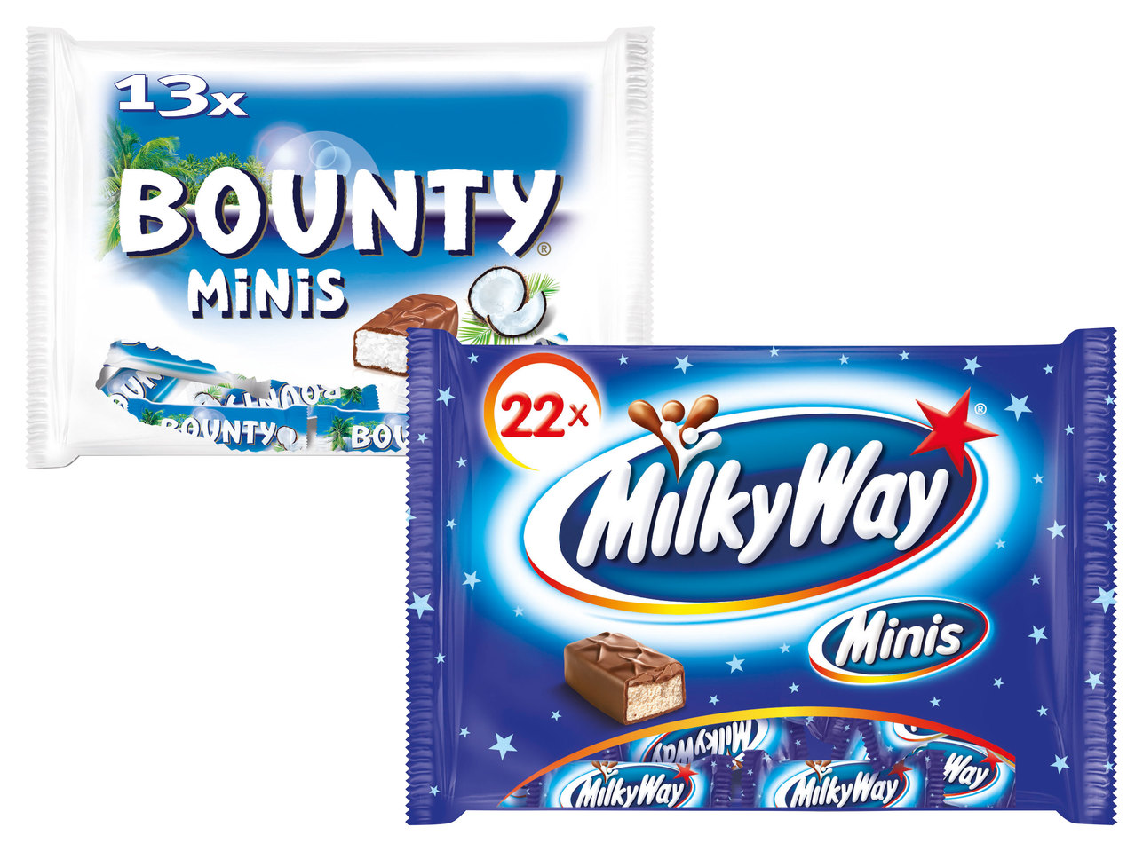 MilkyWay-/Bounty-/Mars- oder Twix-Minis