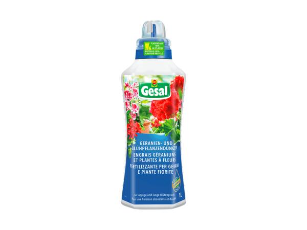 Engrais pour géraniums et plantes à fleurs Gesal